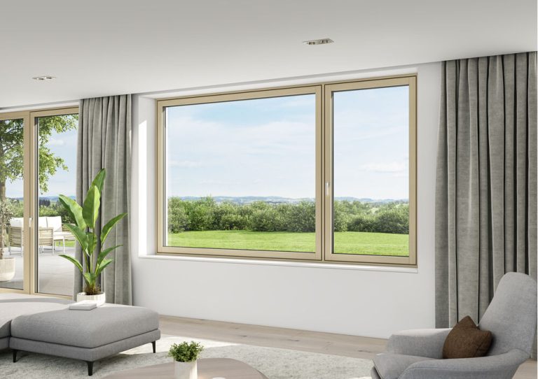 Internorm HF520: L’Essenzialità del design complanare abbinata al sistema di vetro a scomparsa